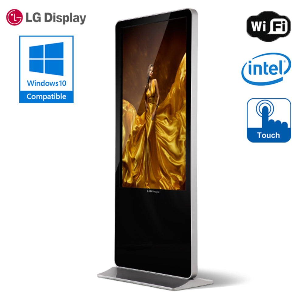 Ledscopic Vertical 4K Touch Screen Kiosk: Offering Three Display 