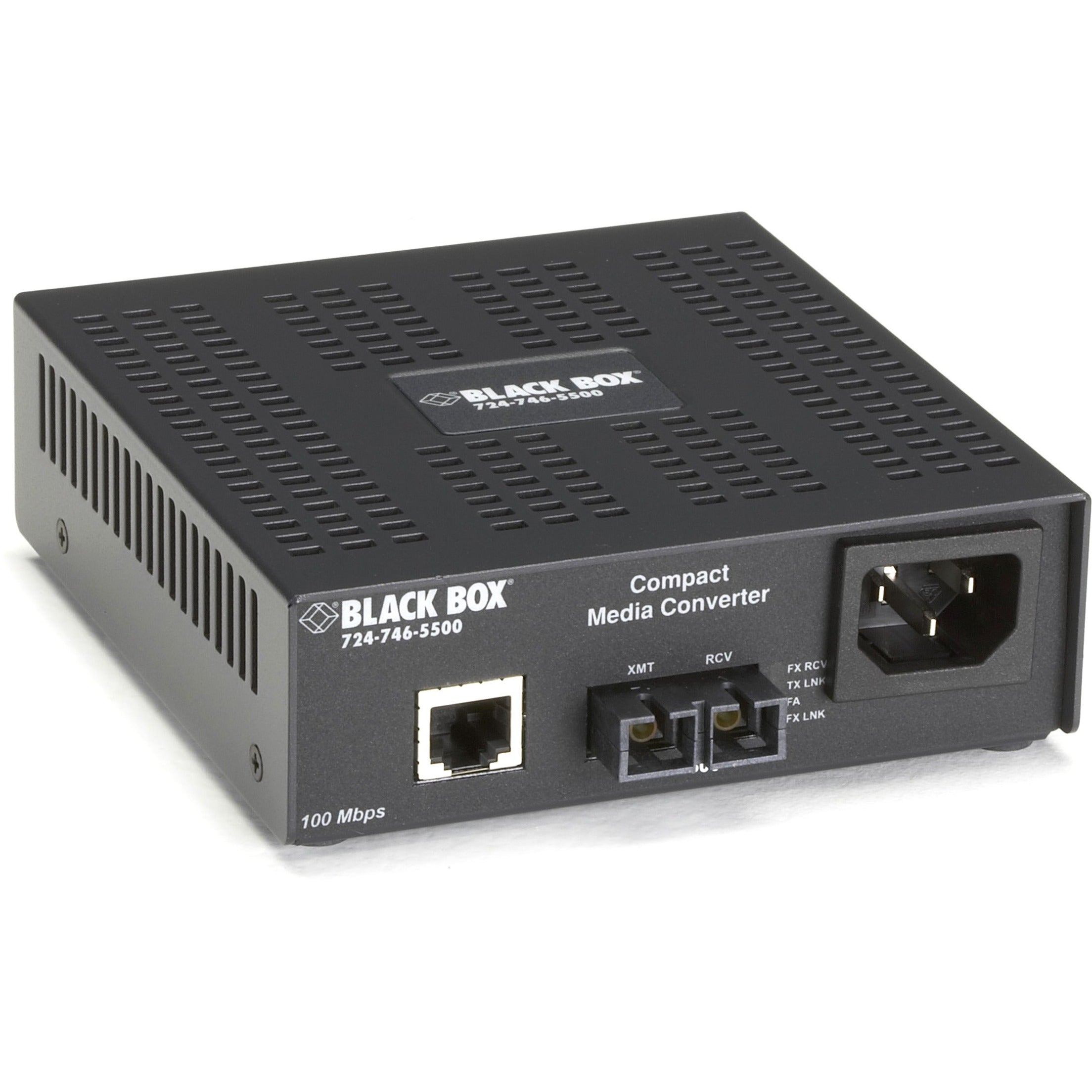 Black Box LHC002A-R4 Fast Ethernet Compact Media Converter