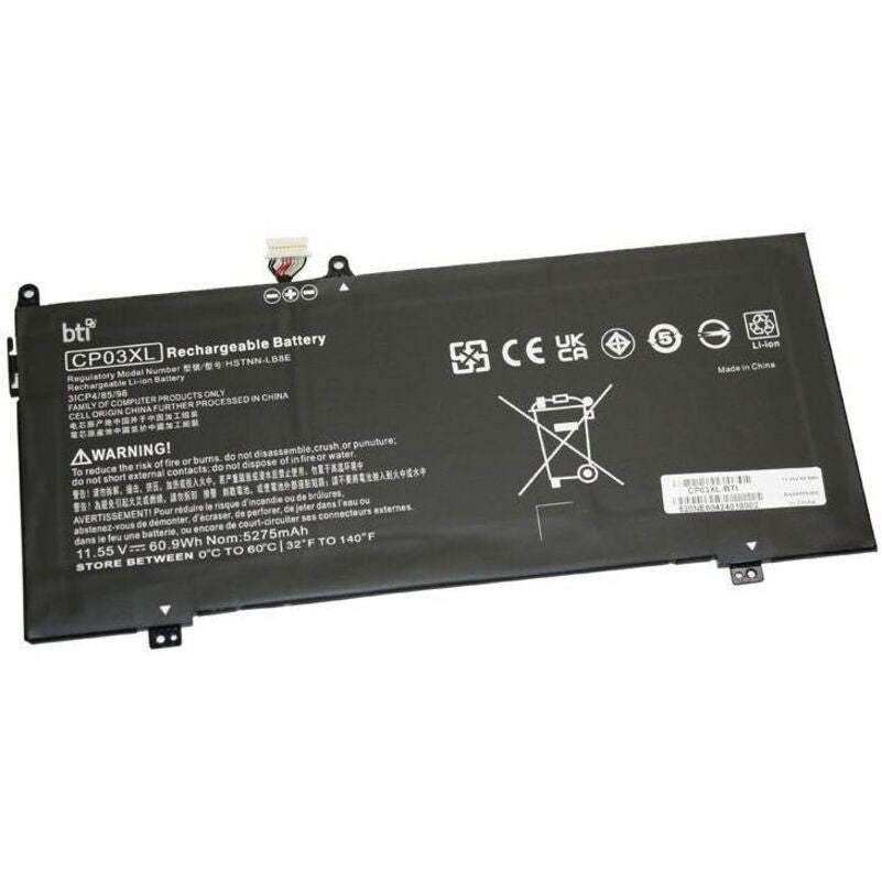 BTI CP03XL-BTI Battery, High Capacity Replacement for HP Spectre X360 –  Network Hardwares