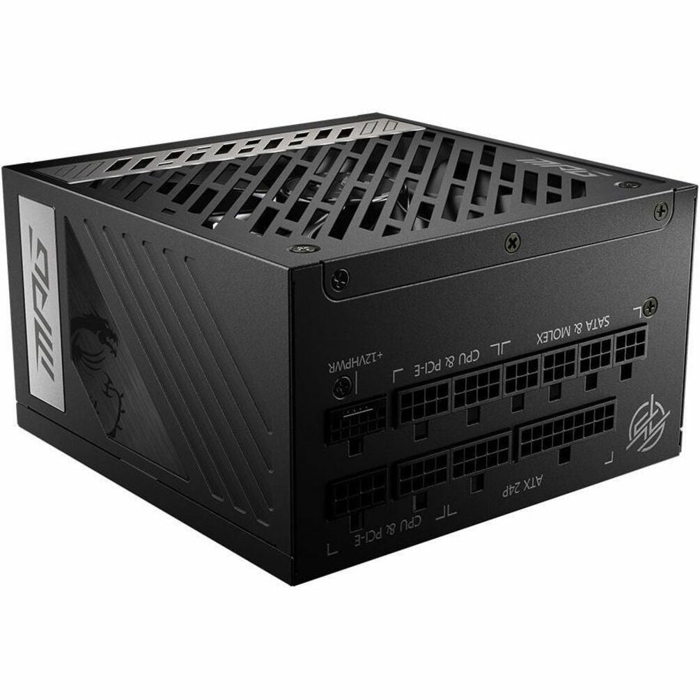 MSI MAG A750GL PCIE5 750W 電源ユニット（MAGA750GLPCIE5）、10年間の限定保証、80 Plus Gol –  Network Hardwares