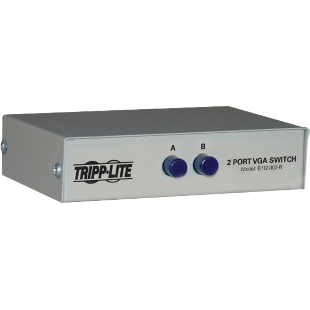 Tripp Lite by Eaton 2PORT VGA/SVGA MANUAL SWITCH 2 HDDB15F IN/1HDDB15F OUT (B112-002-R)