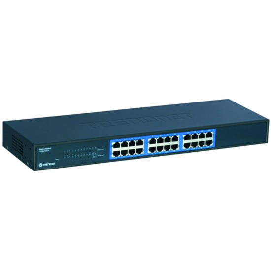 TRENDnet 24-Port 10/100/1000Mbps Kupfer Gigabit Switch (TEG-S240TX)