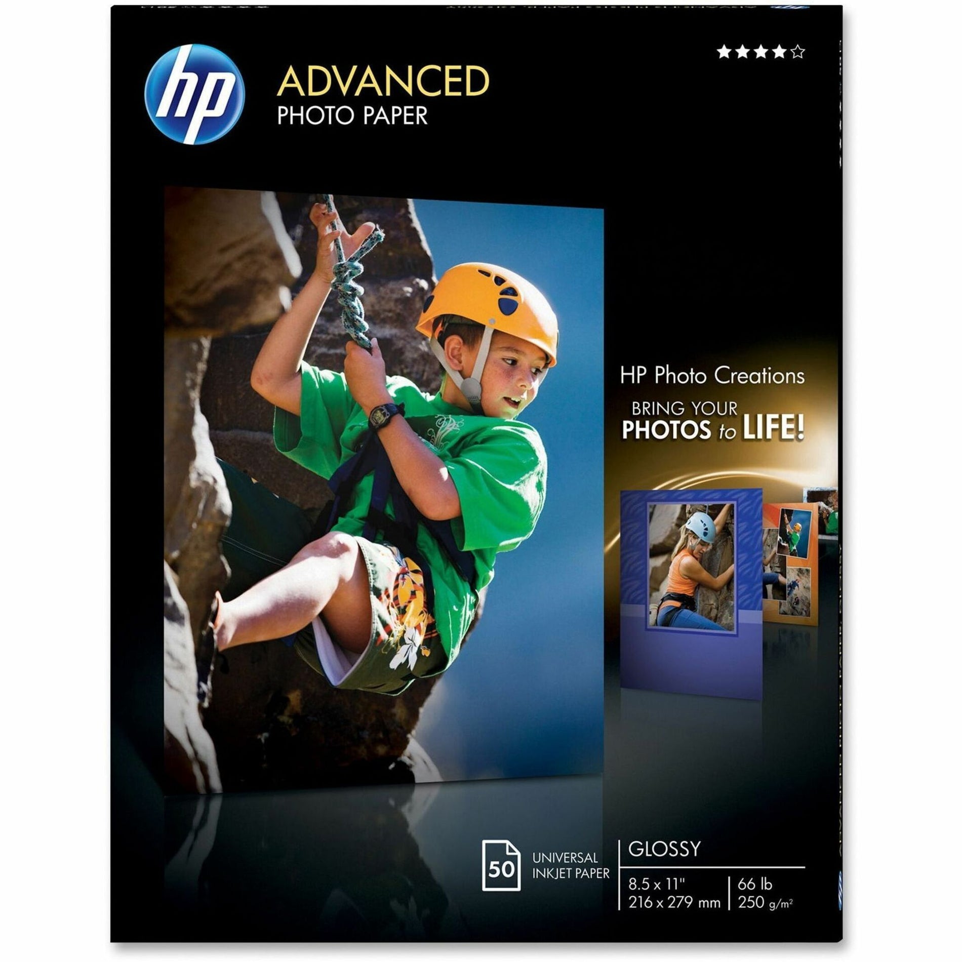 HP Advanced Glänzendes Fotopapier