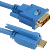 Gefen DVI to HDMI Locking Cable - High-Quality Video and Audio Transmission