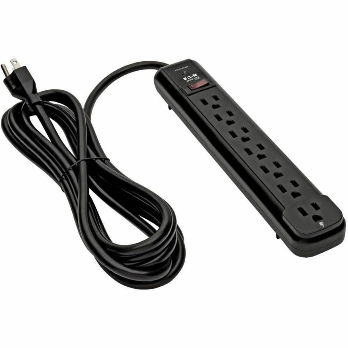 Full view of surge protector with extended power cord-alternate-image7