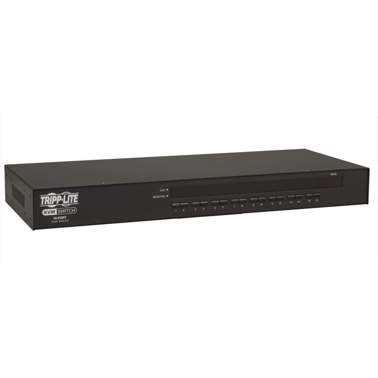 Tripp Lite by Eaton 16PORT USB/PS2 KVM SWITCH 1U RM W/ ON-SCREEN DISPLAY (B042-016)