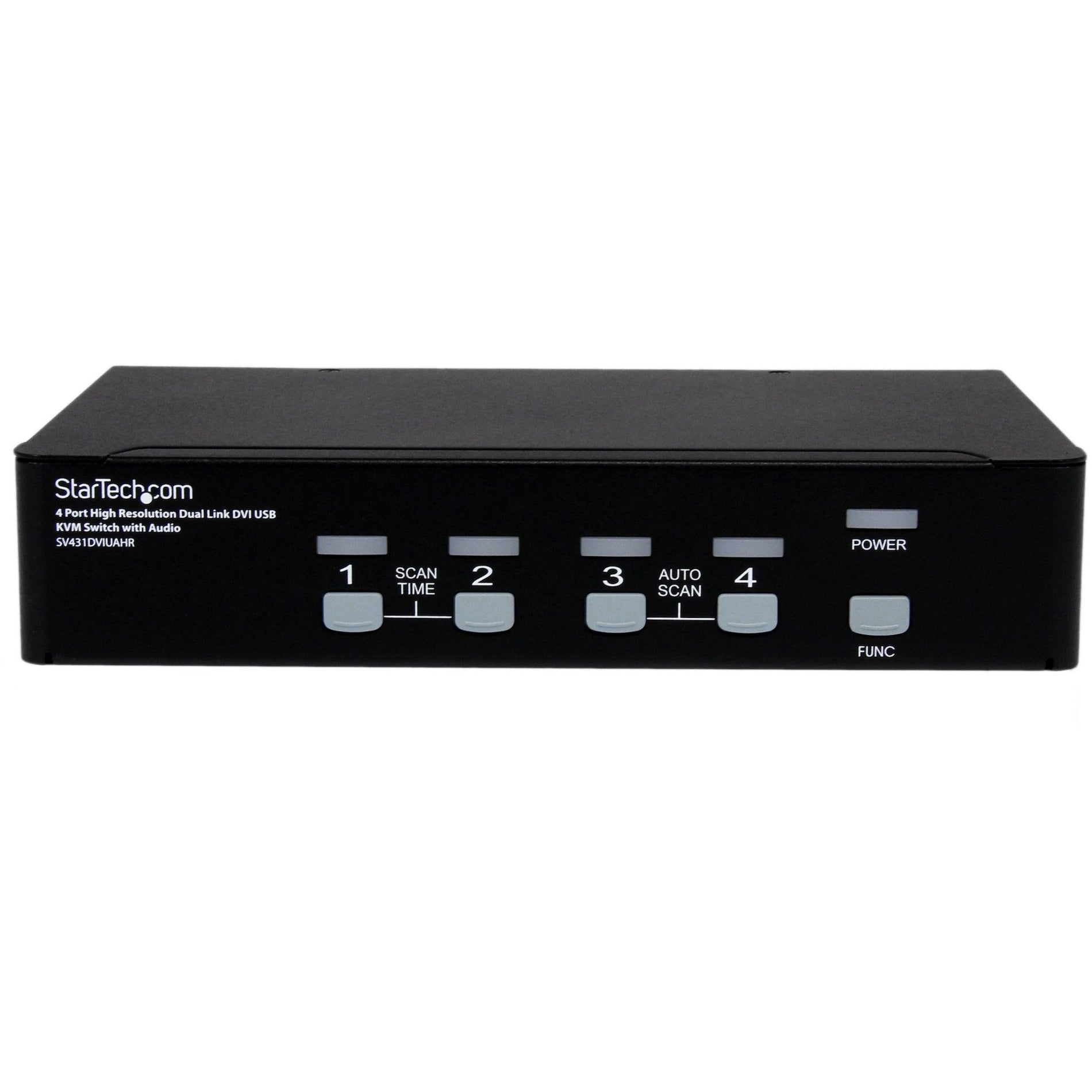 StarTech.com 4PT 1080P KVM SWCH 2560X1600 DVI USB W/AUDIO (SV431DVIUAHR)