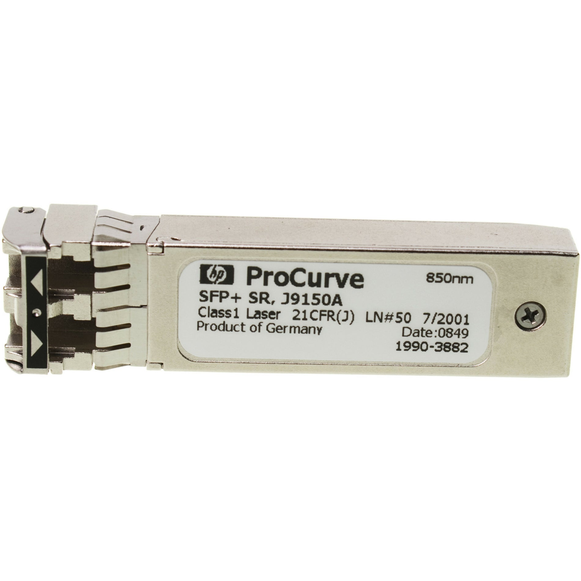 HPE ProCurve Gigabit Ethernet SFP+ Transceiver Module (J9150A)   HPE ProCurve Gigabit Ethernet SFP+ Transceiver Module (J9150A)