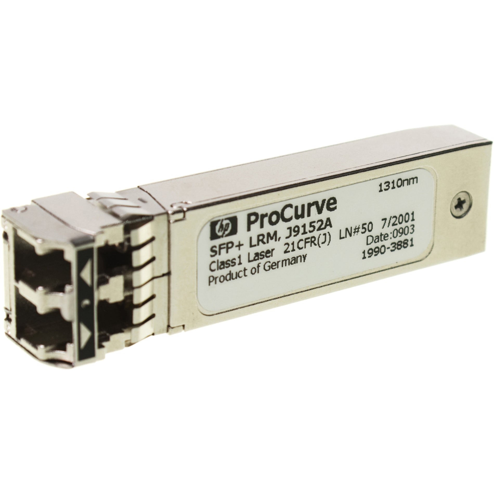 HPE ProCurve Gigabit Ethernet SFP+ Transceiver (J9151A) HPE ProCurve Gigabit Ethernet SFP+ Transceiver (J9151A)