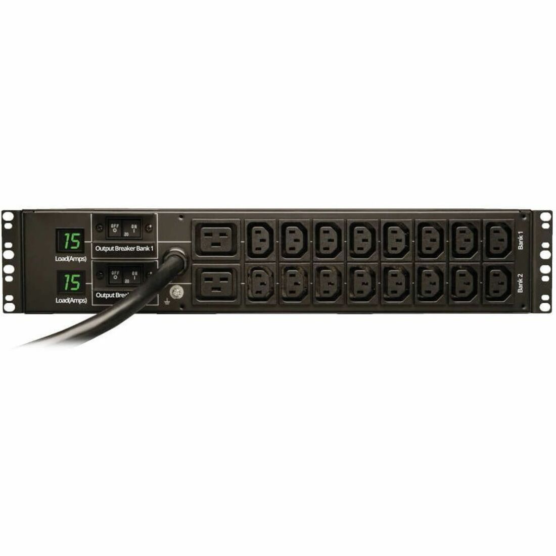 Tripp Lite by Eaton Digital Power Distribution Unit 230V Switched RM w/ Plug Retention 30A (PDUMH30HV)