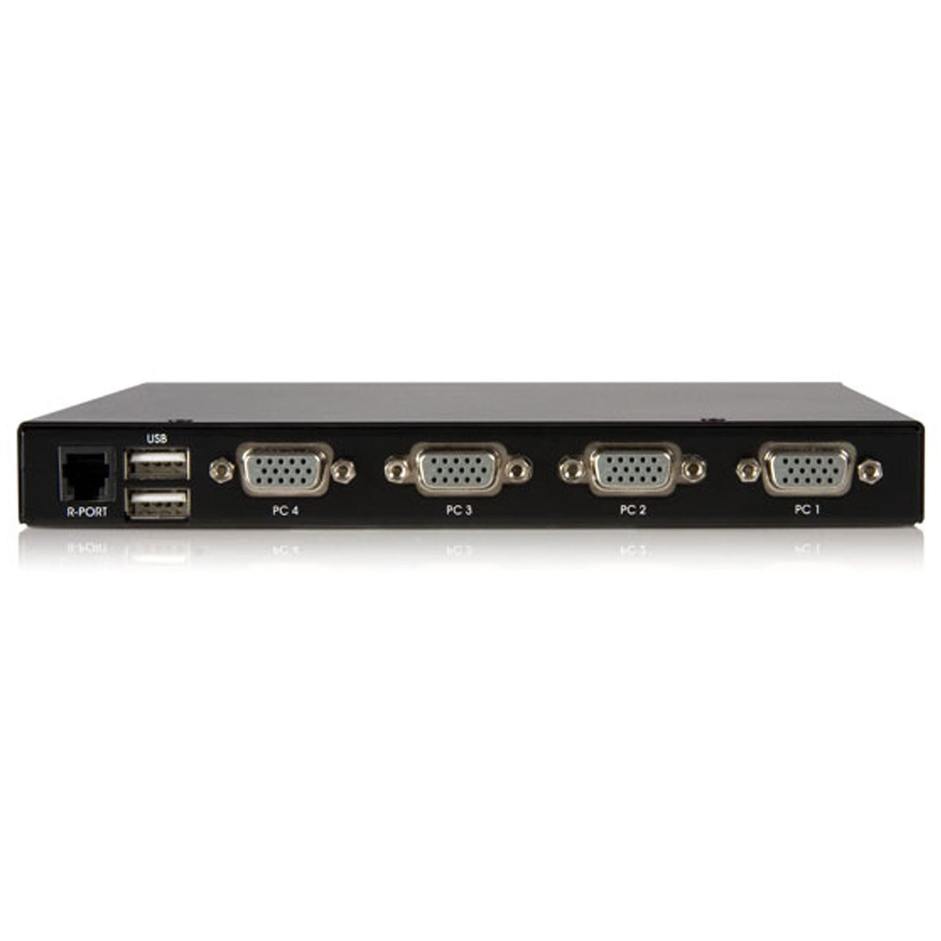 StarTech.com THIS 4 PORT USB VGA IP KVM SWITCH LETS YOU SECURELY MANAGE UP TO 4 COMPUTERS REM (SV441DUSBI)