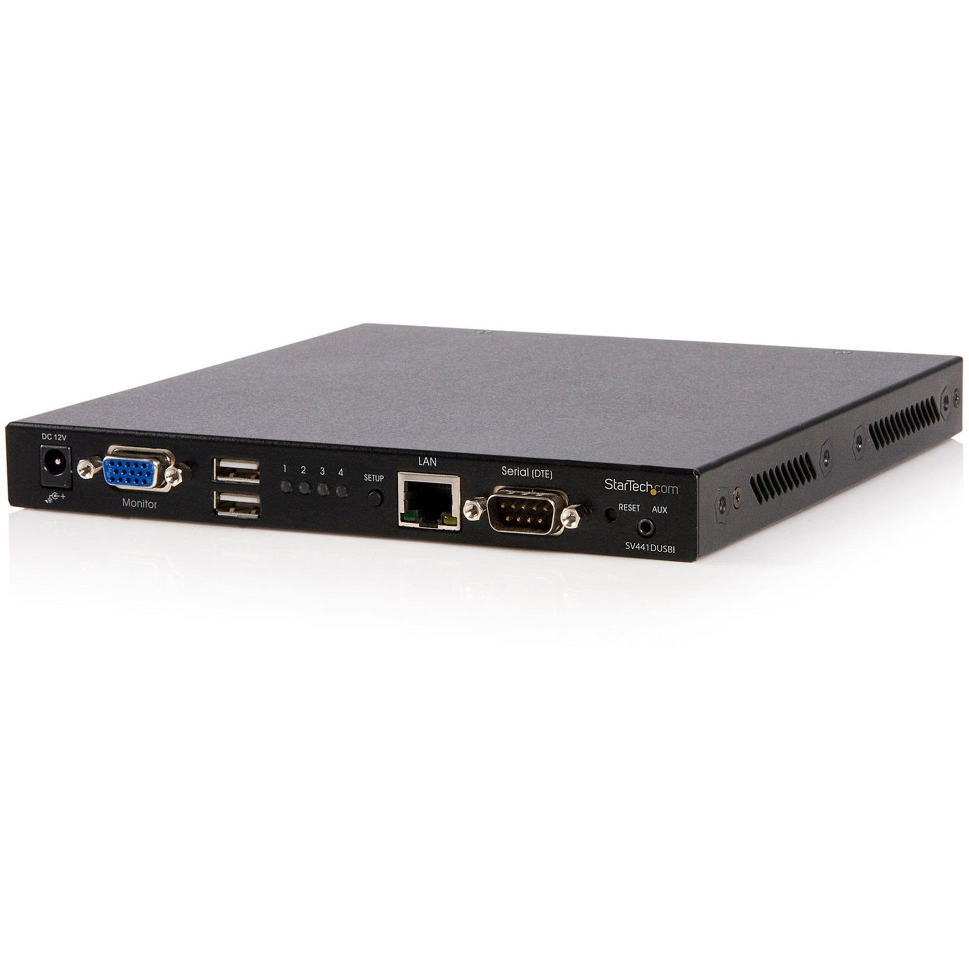 StarTech.com THIS 4 PORT USB VGA IP KVM SWITCH LETS YOU SECURELY MANAGE UP TO 4 COMPUTERS REM (SV441DUSBI)