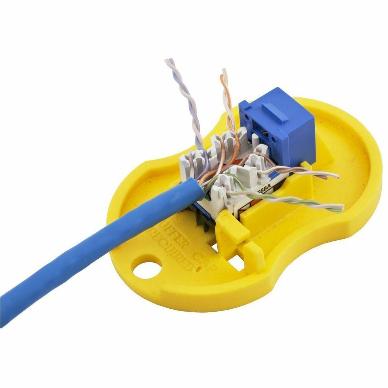 QuickLace termination system showing cable management and termination process-alternate-image3