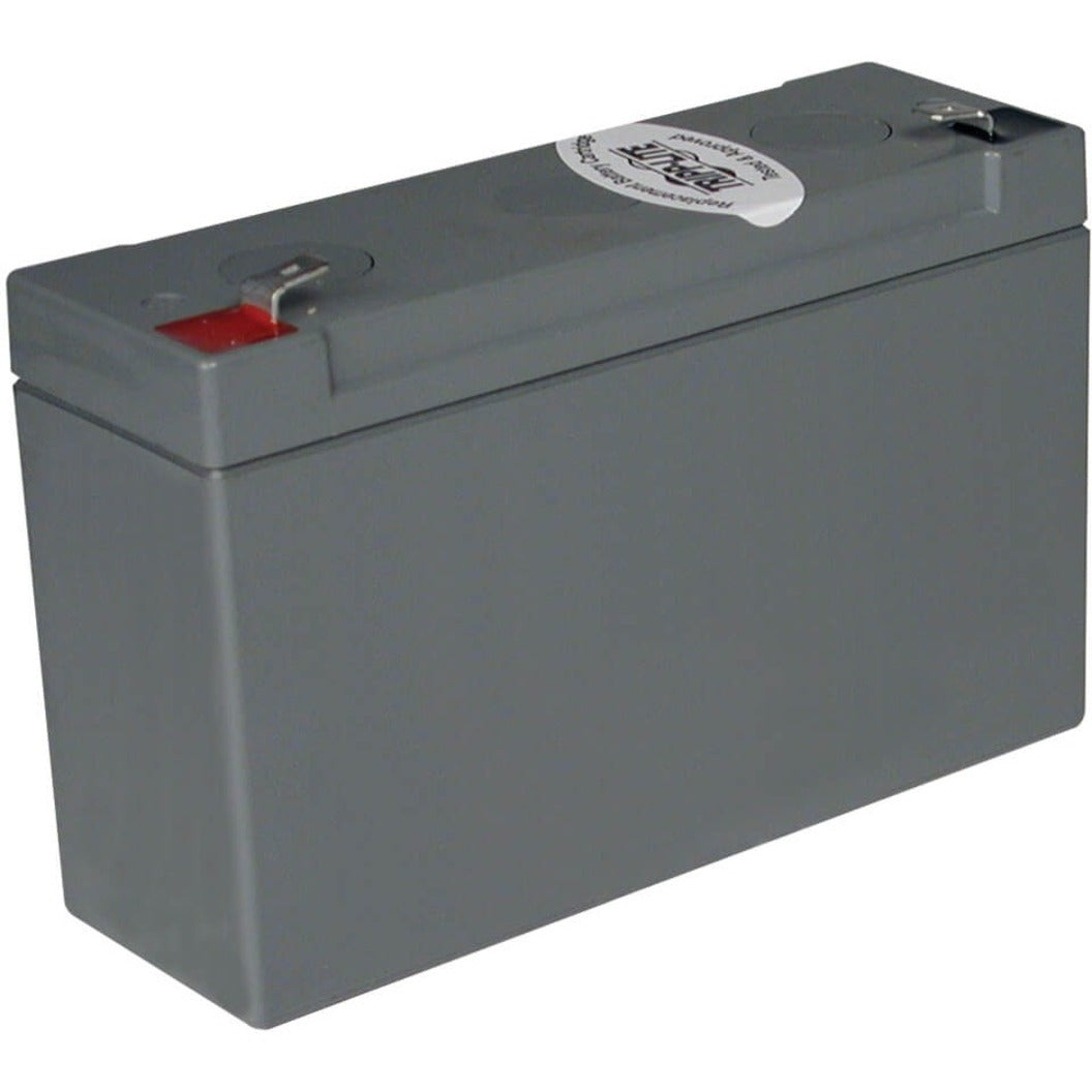 Tripp Lite RBC52 6V DC replacement battery cartridge in gray housing with mounting brackets-alternate-image1