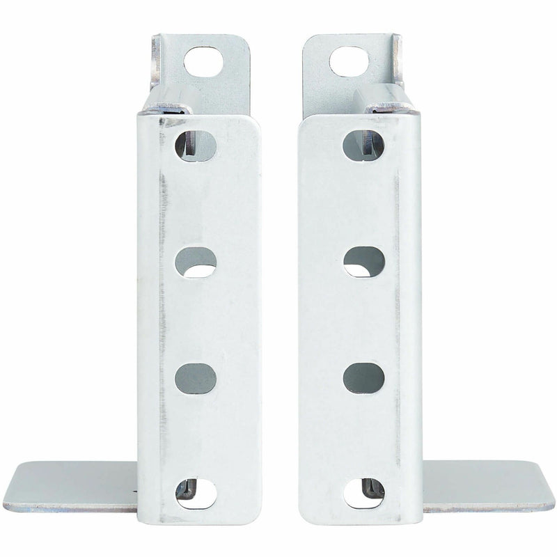 Detailed view of Eaton rail kit mounting holes and bracket construction