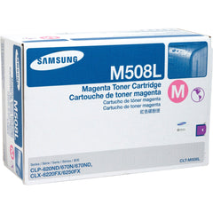 Samsung CLT-M508L CLT508L Series Toner Cartridge Magenta 4000 Page Yield  Samsung CLT-M508L CLT508L Serie Toner Cartridge Magenta 4000 Pagina Opbrengst