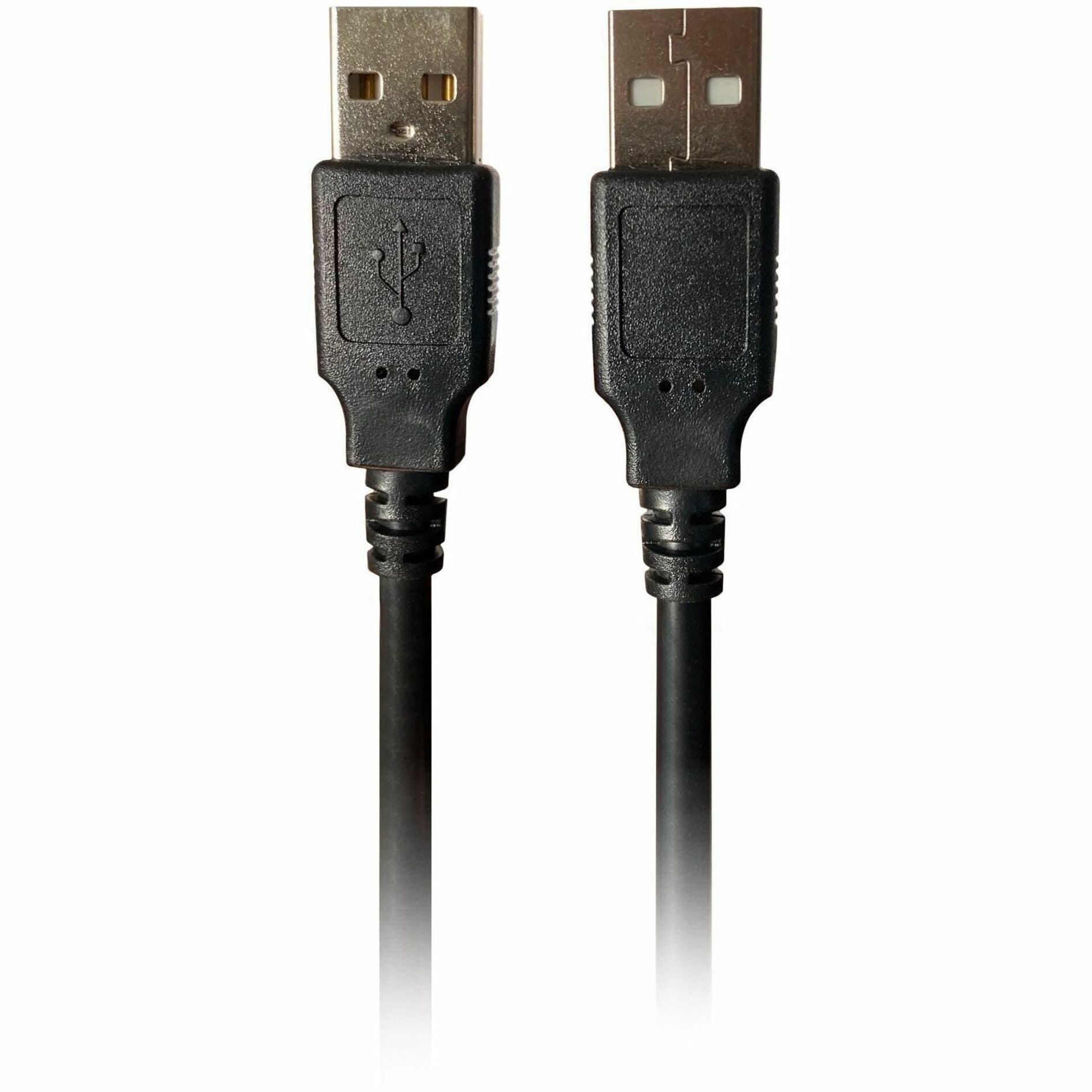 Close-up view of USB Type-A connectors showing molded strain relief and USB symbol-alternate-image2