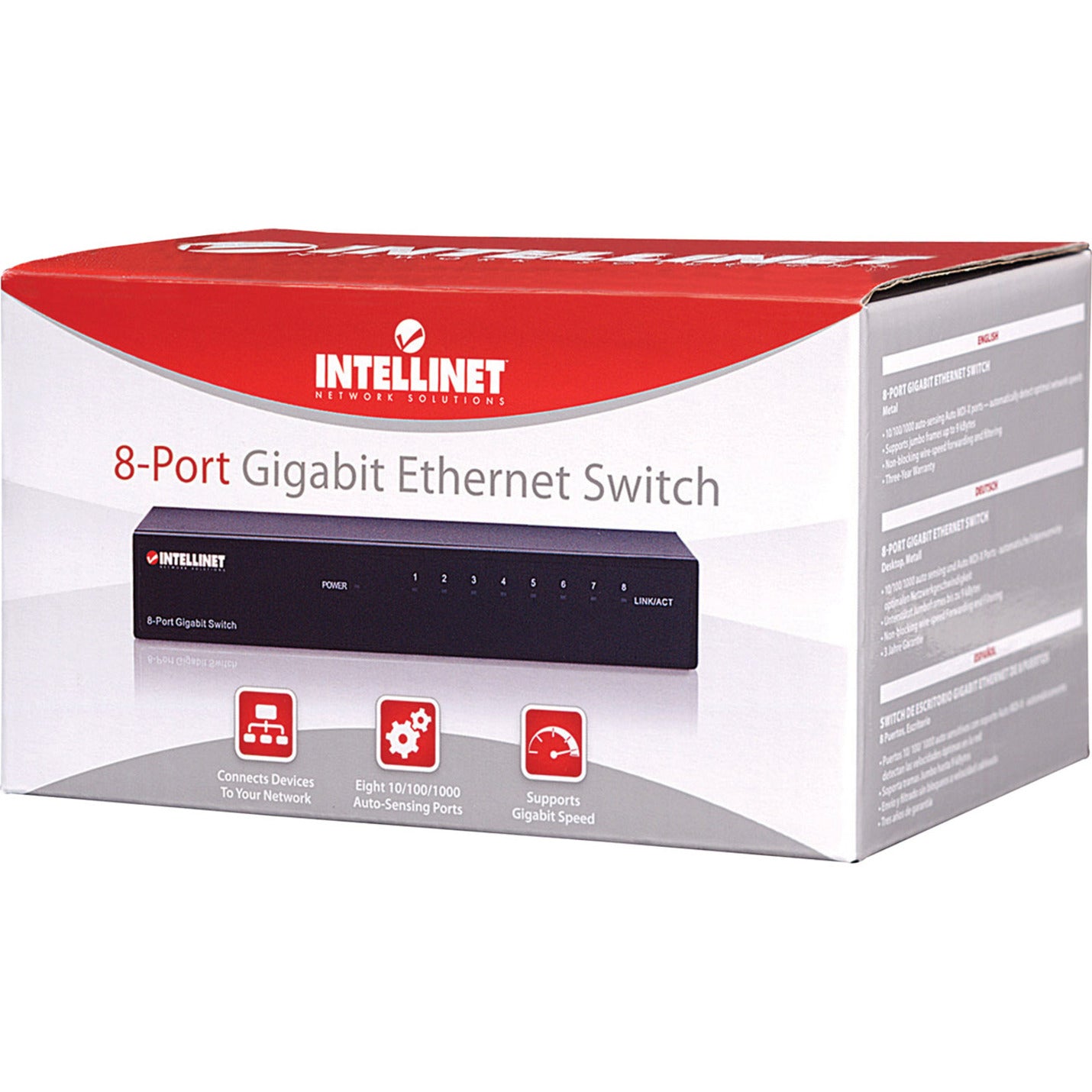 Manhattan 8-Port Gigabit Ethernet Switch (530347)