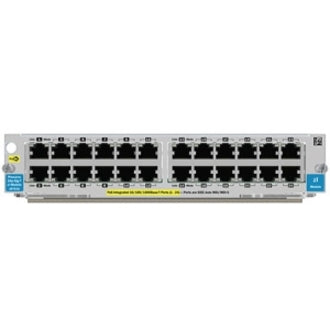 HPE E Expansion Module featuring 24 RJ-45 ports arranged in two rows with LED indicators-alternate-image1