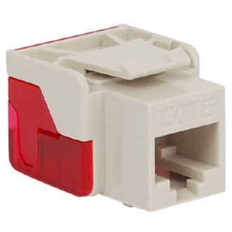 ICC Cat 6, EZ Modular Connector, White (IC1078L6WH)