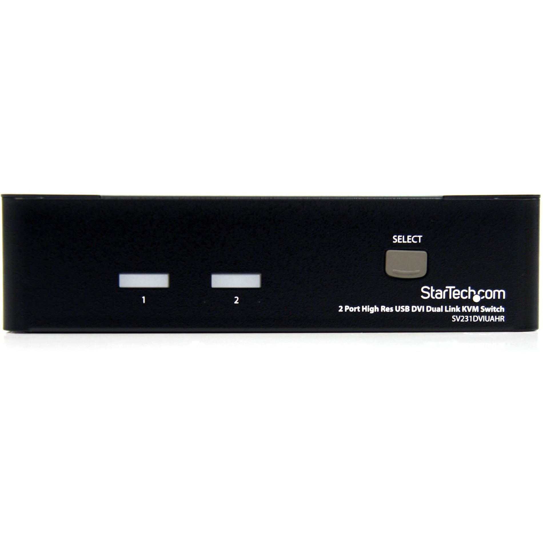 StarTech.com 2 Port High Resolution USB DVI Dual Link KVM Switch with Audio (SV231DVIUAHR)