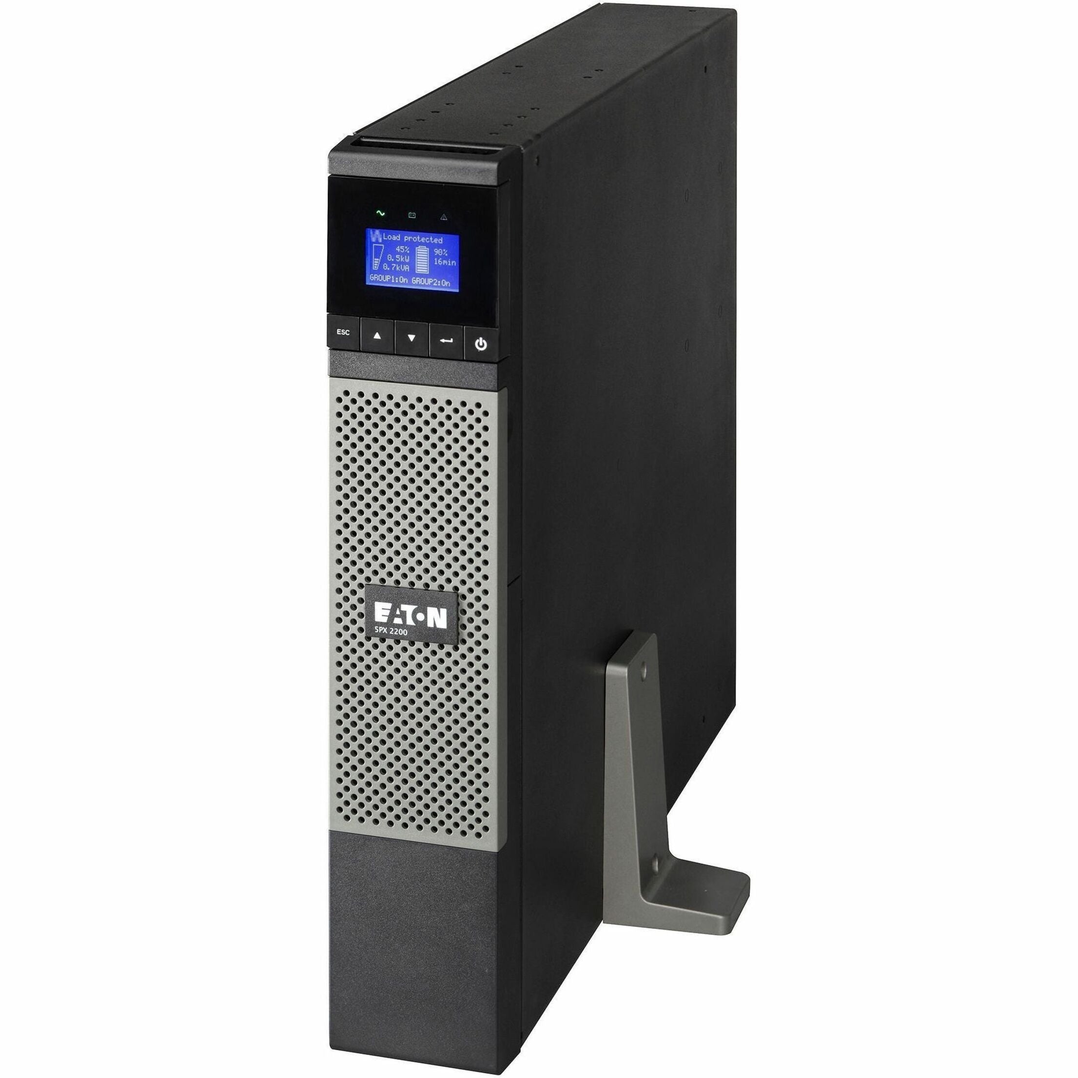 Eaton 5PX Line-interactive UPS, 2200VA/1980W, Hot Swappable, Tower/Rack Mountable, 8 IEC C19 Outlets, Maintenance-free Battery, 99% Efficiency, 2U Height - 5PX2200IRT (3 Year Warranty)