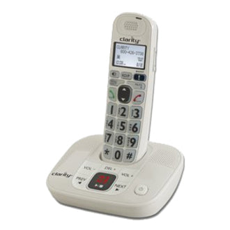 Clarity D712 DECT 6.0 Cordless Phone - White