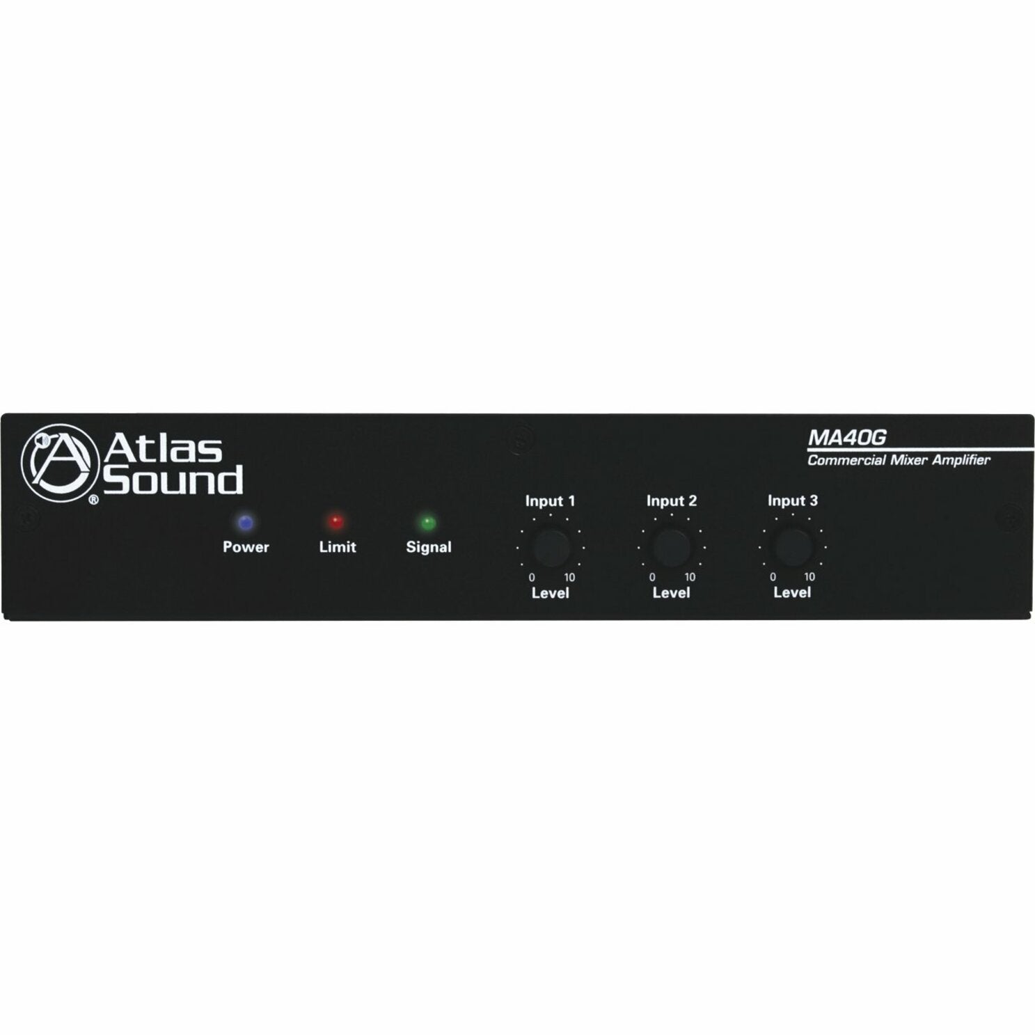 AtlasIED MA40G Amplifier - 40 W RMS - 3 Channel - Black