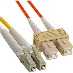 ICC 62.5/125μm Multimode Duplex Network Cable, SC-LC Fiber Optic Patch Cable, 9.84ft Orange, Zip Cord for Network Devices - ICFOJ2M303 (1 Year Warranty)