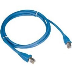 Blue Cat 6a U/FTP network patch cord with shielded RJ-45 connectors and snagless boots-alternate-image1