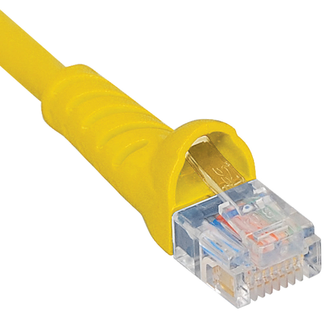 ICC Patch Cord, Cat 6 Molded Boot, Yellow (ICPCSK10YL)