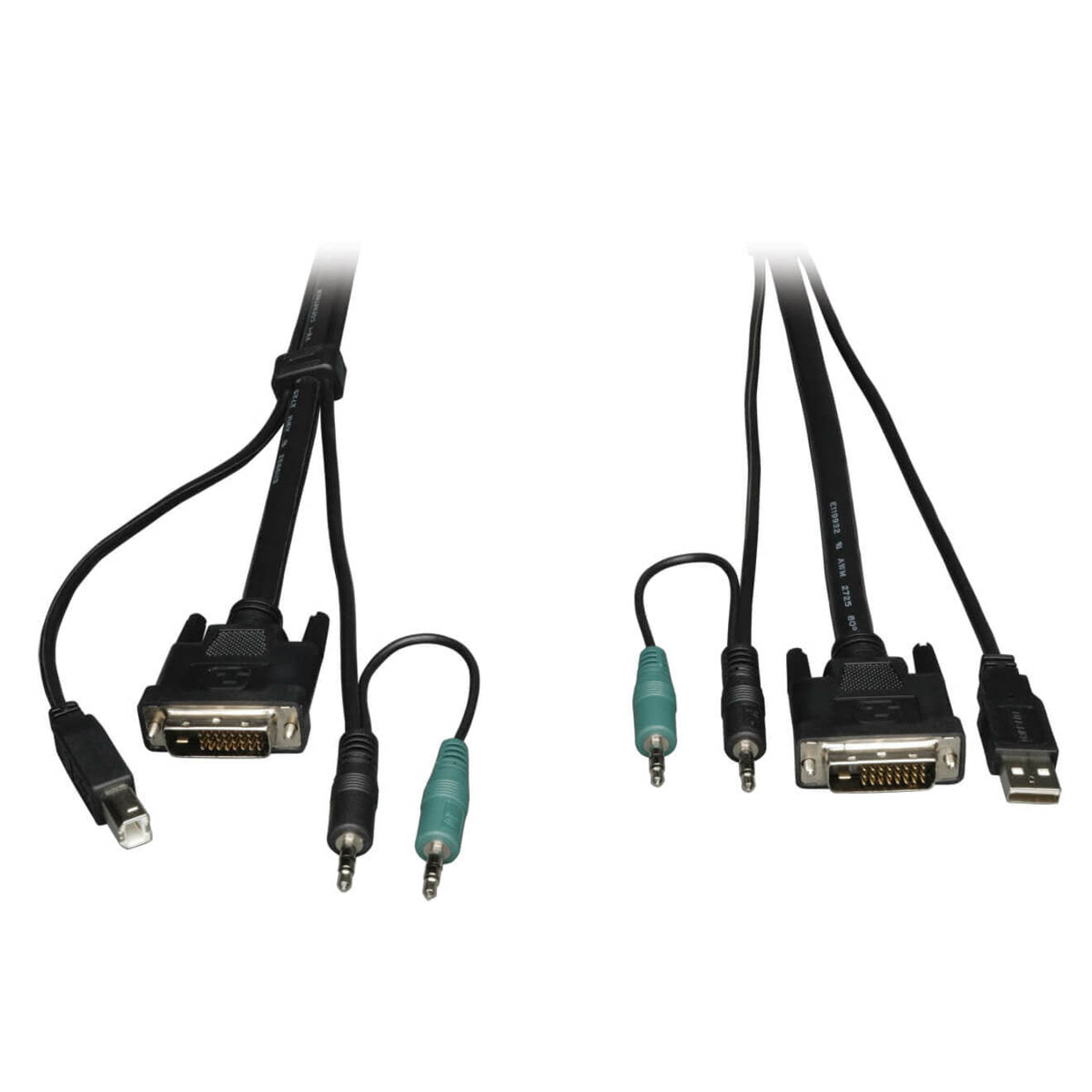 Tripp Lite by Eaton 6-ft Cable Kit for B002-DUA2 / B002-DUA4 Secure KVM Switches (P759-006)