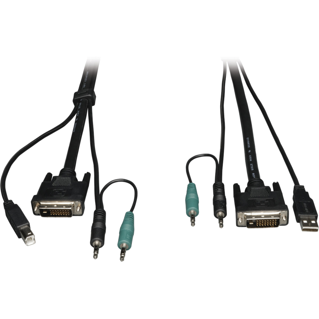 Tripp Lite by Eaton 15-ft Cable Kit for B002-DUA2 / B002-DUA4 Secure KVM Switches (P759-015)