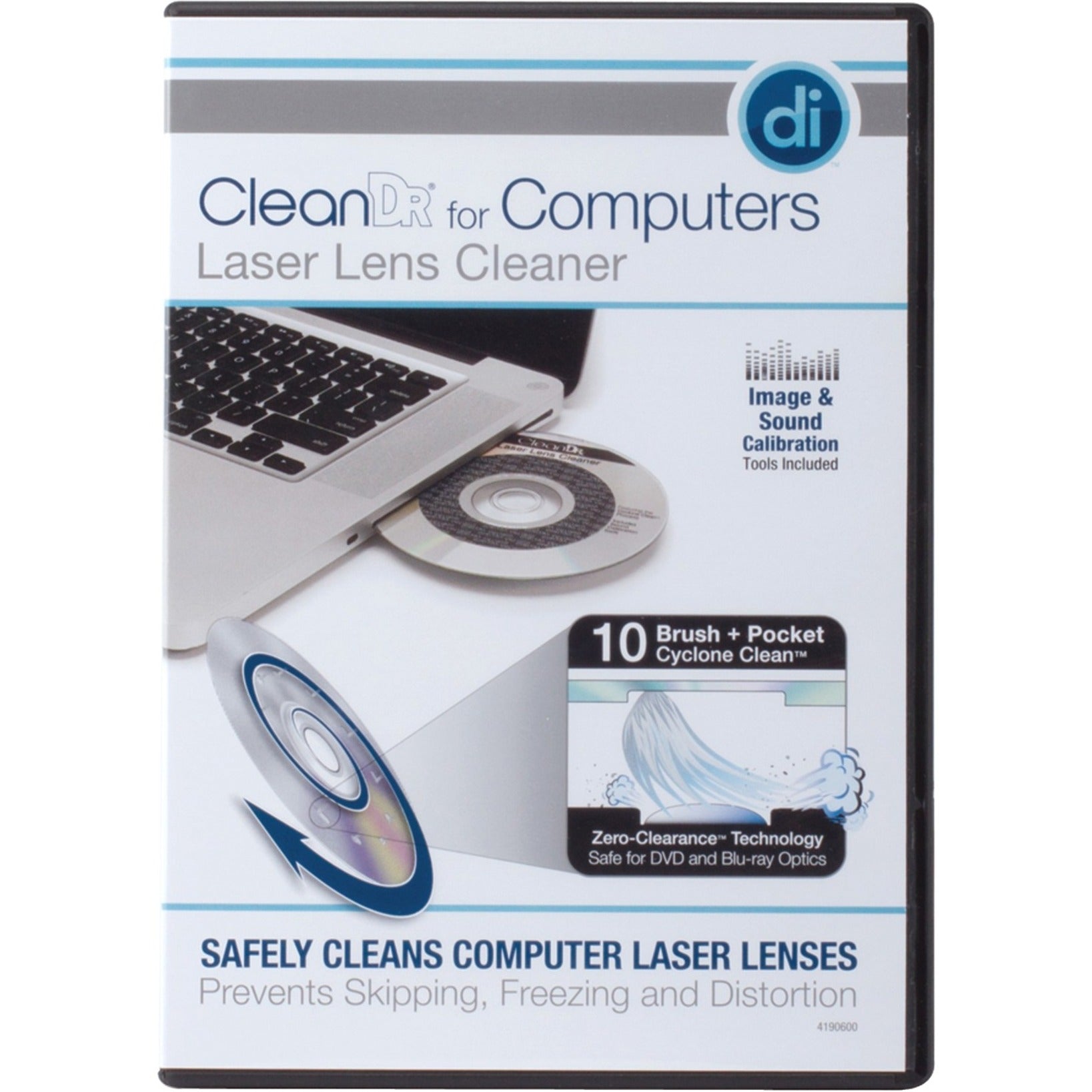 CleanDr Computers Nettoyeur de Lentilles Laser - Pour Lecteur Optique