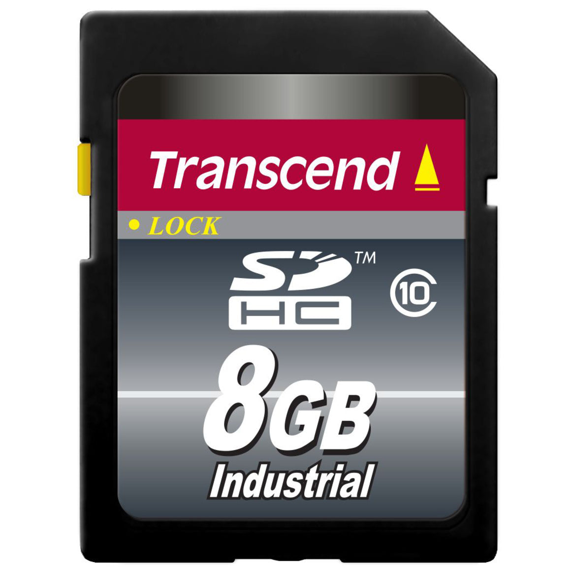 Transcend Industrial SDHC Memory Card, 8GB Class 10, 19MB/s Read, 11MB/s Write, Shock & Vibration Proof, Write Protection - TS8GSDHC10I (2 Year Warranty)