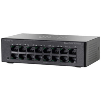 Cisco SF100D-16 16-port 10/100 Desktop Switch