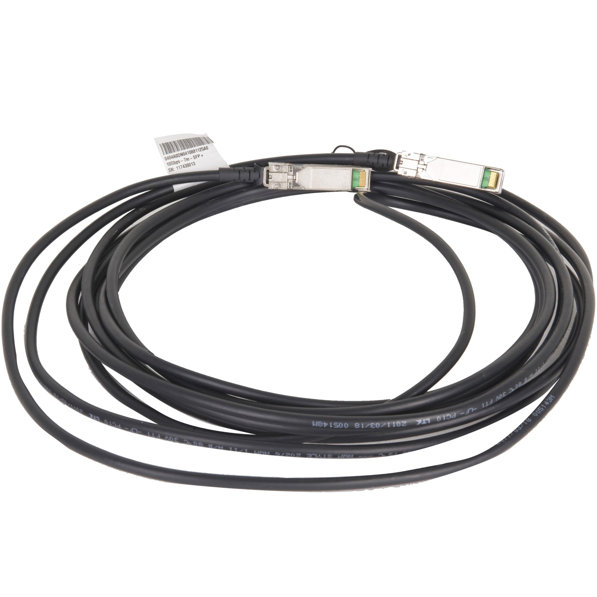 HPE E X240 10G SFP+ SFP+ 7m Direct Attach Copper Cable (JC784C)