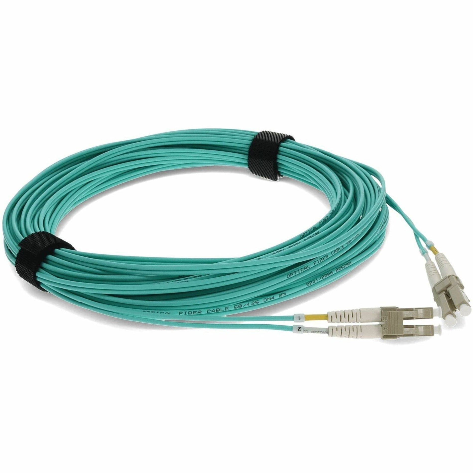 30M OM3 fiber optic cable displaying quality construction and professional finish - diagonal view-alternate-image7