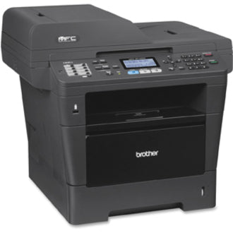 Brother MFP Laser Printer, 40PPM, 250Sht Cap, 19"x16"x17" , Black (MFC-8710DW)