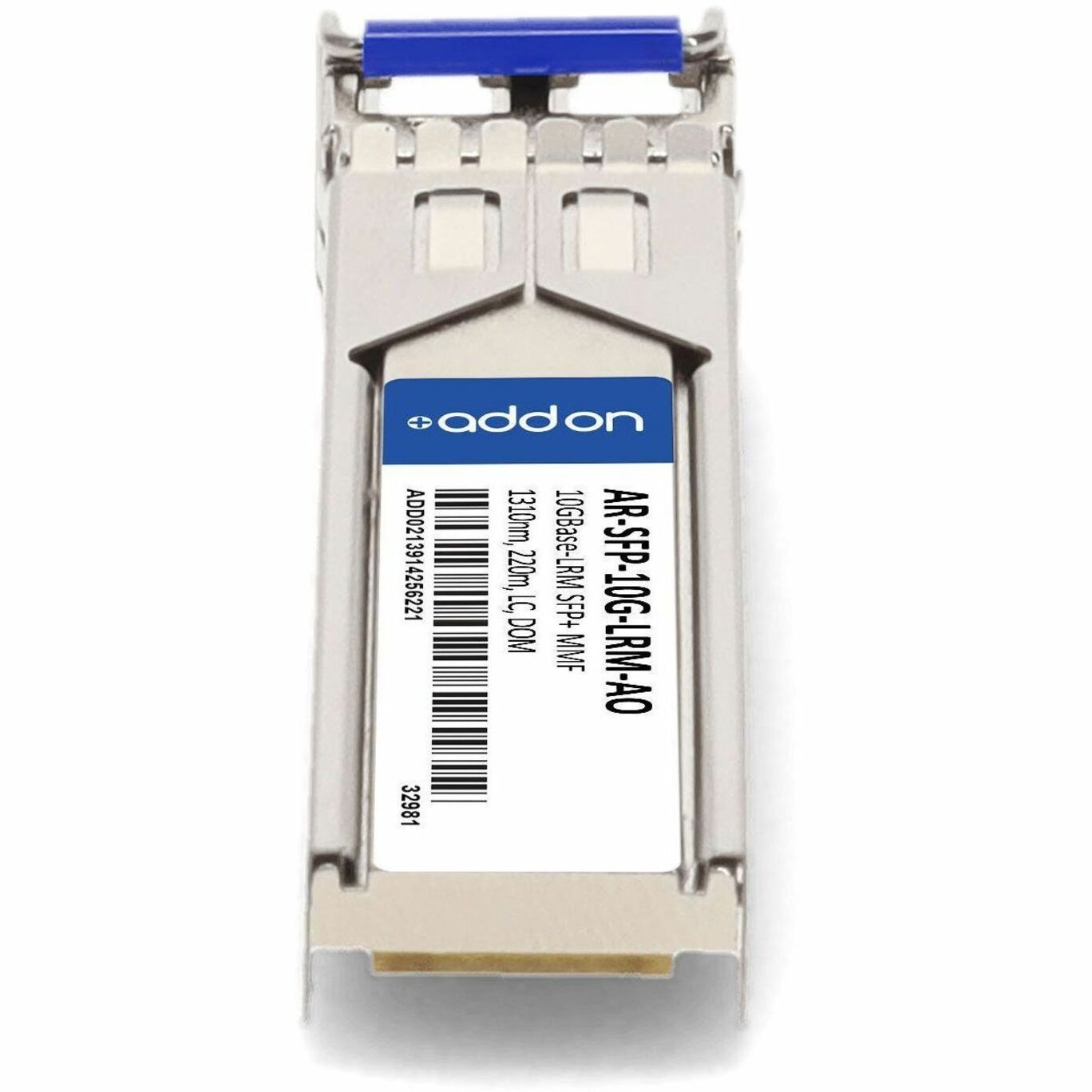 AddOn AR-SFP-10G-LRM-AO Arista SFP-10G-LRM Compatible 10GBase-LRM SMF SFP+, 10GBASE-LRM, LC Connector, 220M Reach, 3 Year Warranty