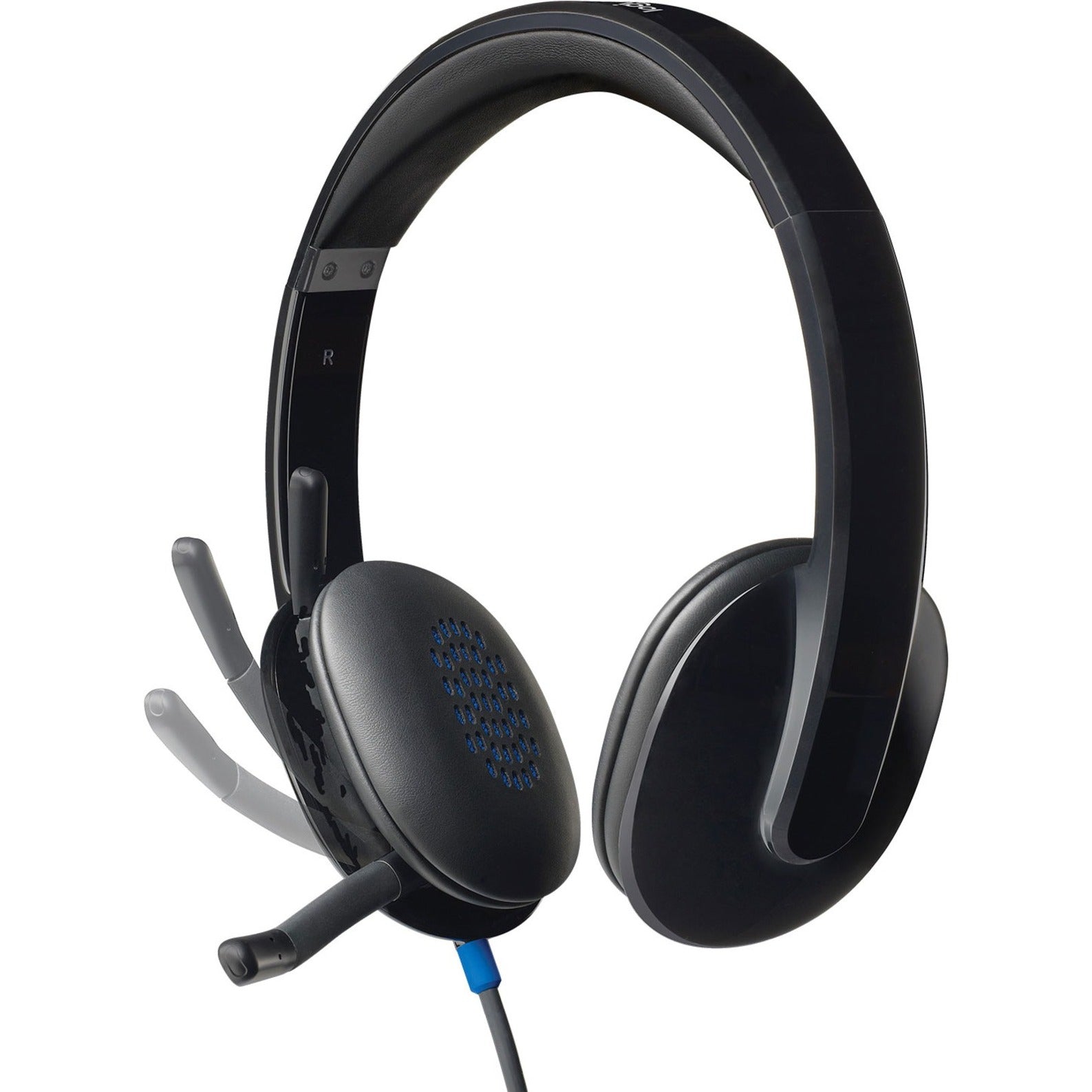 Logitech USB Headset, High Performance, Black SA-384087 (981-000510)