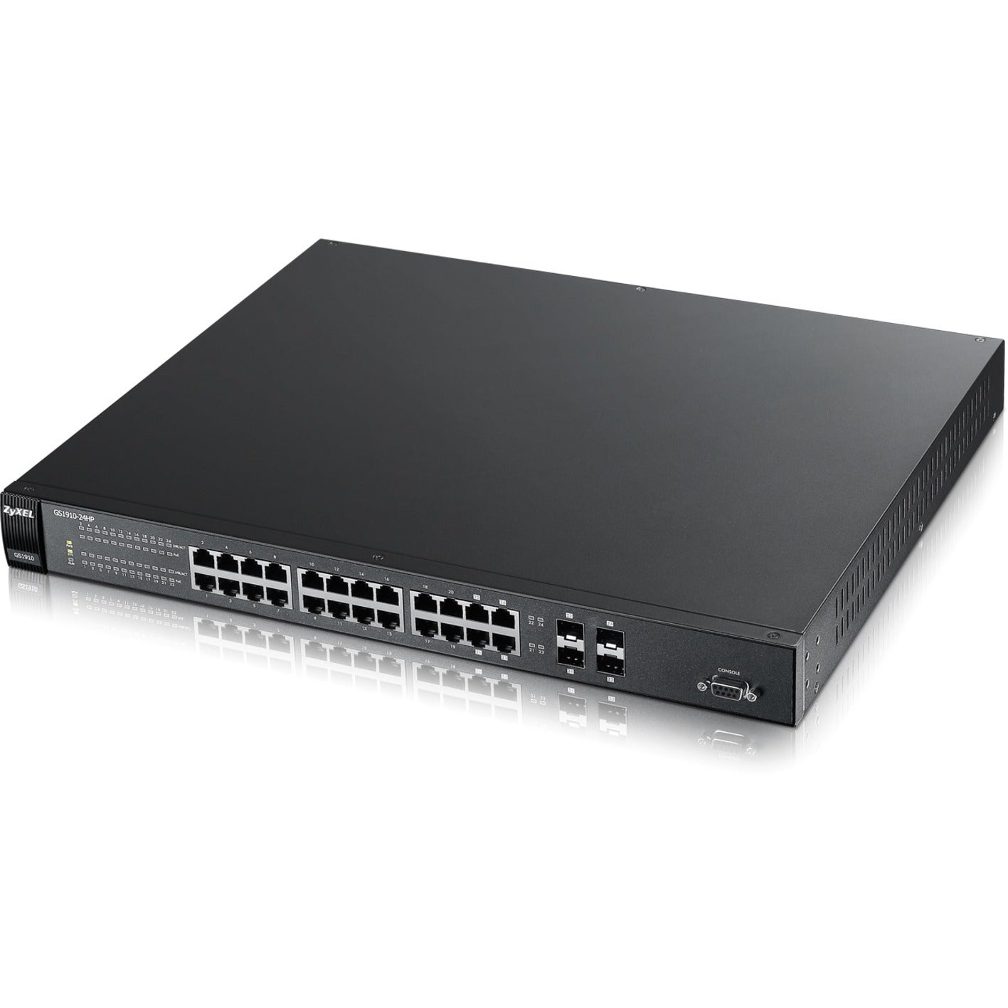 ZyXEL GS1910-24HP Smarte verwaltete 24-Port GbE 370w PoE+ Switch