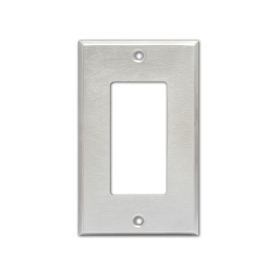 RDL CP-1S Single Cover Plate - Stainless Steel