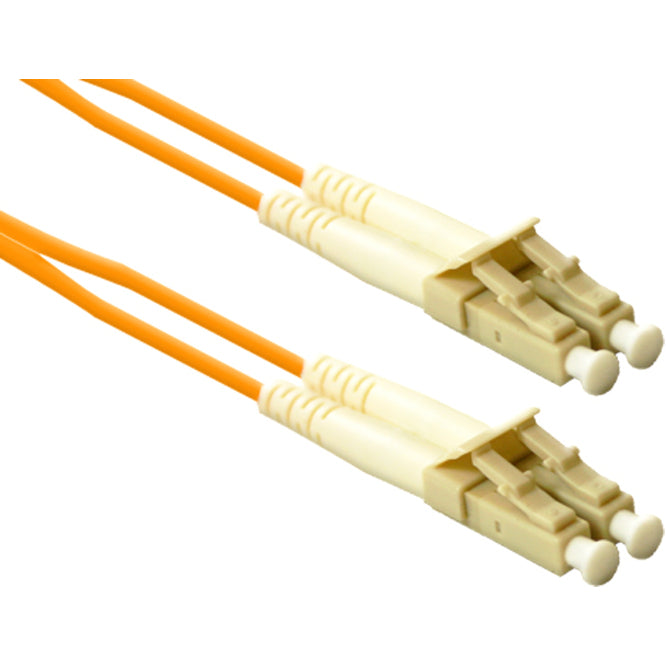 ENET 1M LC/LC Duplex Multimode 62.5/125 OM1 or Better Orange Fiber Patch Cable 1 meter LC-LC Individually Tested (LC2-1M-ENC)