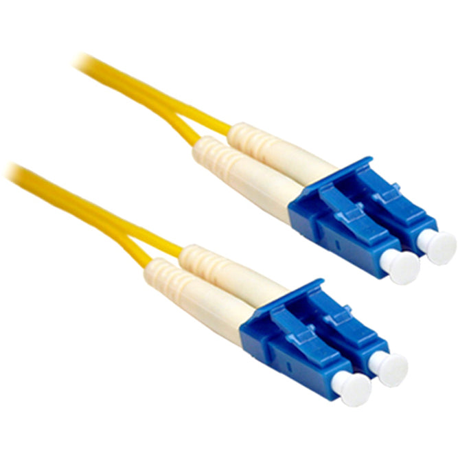 ENET 1M LC/LC Duplex Single-mode 9/125 OS1 or Better Yellow Fiber Patch Cable 1 meter LC-LC Individually Tested (LC2-SM-1M-ENC)