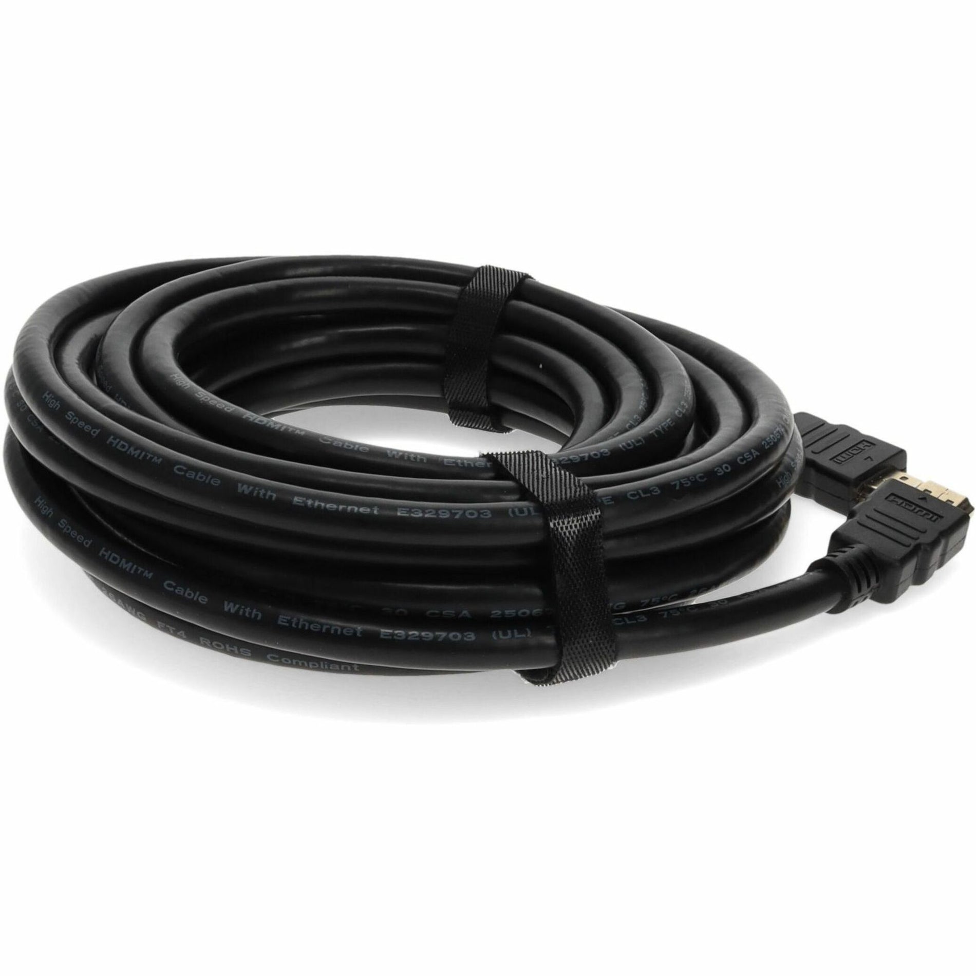 Angled view of HDMI cable highlighting connector quality and cable length-alternate-image6