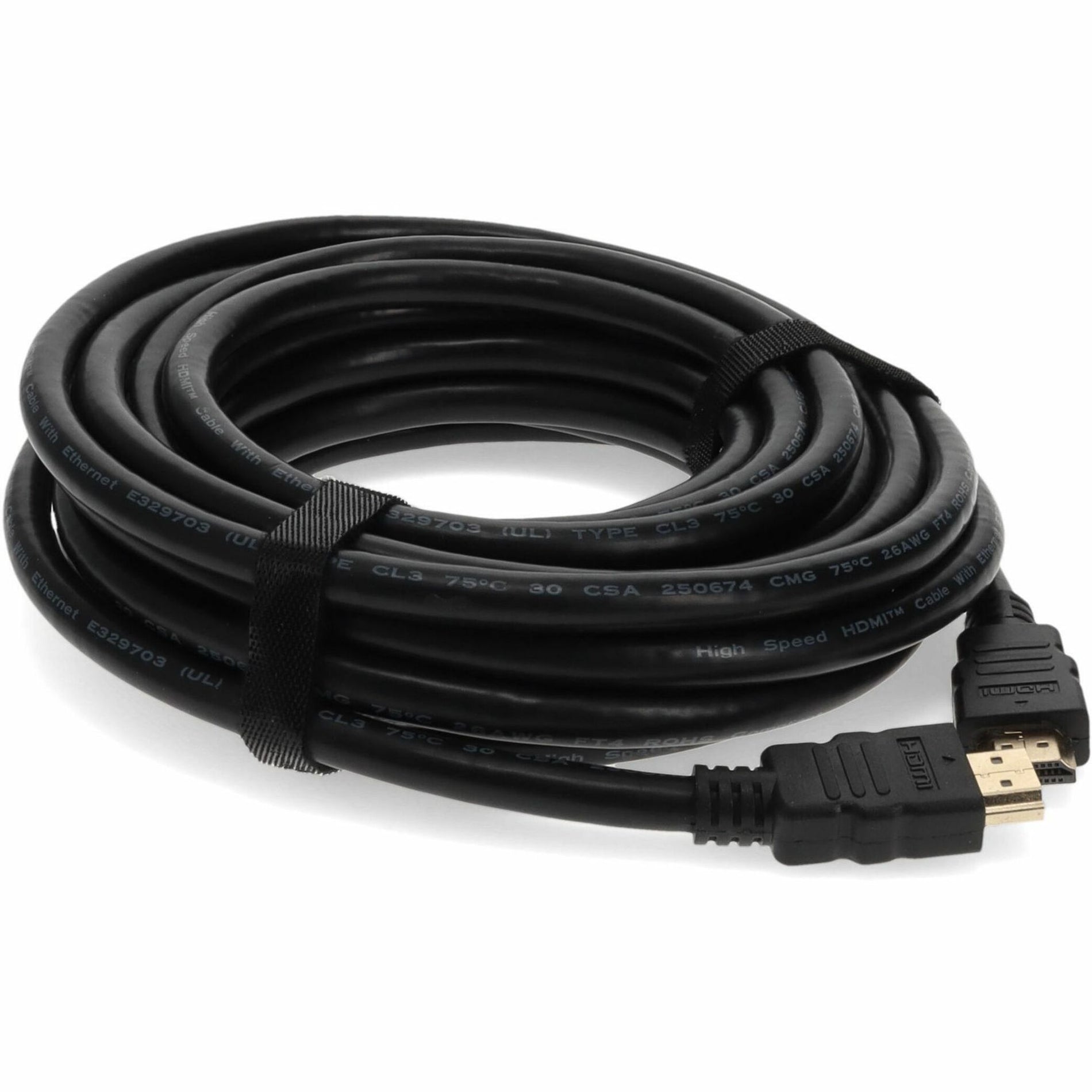 Diagonal view of HDMI cable showing professional construction quality-alternate-image7