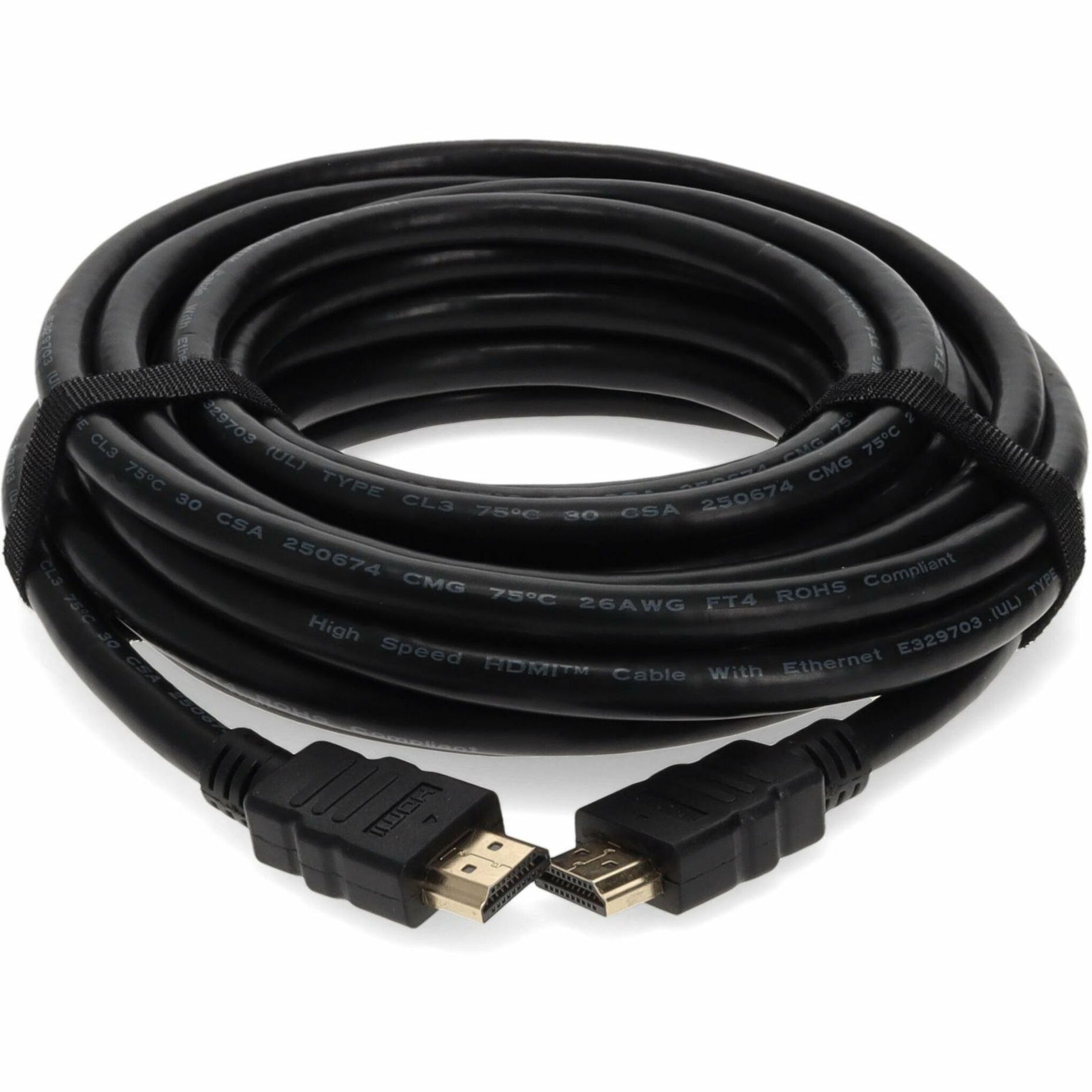 Full length view of HDMI cable showing both connectors and cable management-alternate-image8