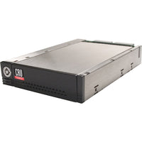 CRU DataPort 25 internal drive bay adapter featuring stainless steel construction and dual 2.5-inch drive support in 3.5-inch form factor-alternate-image1