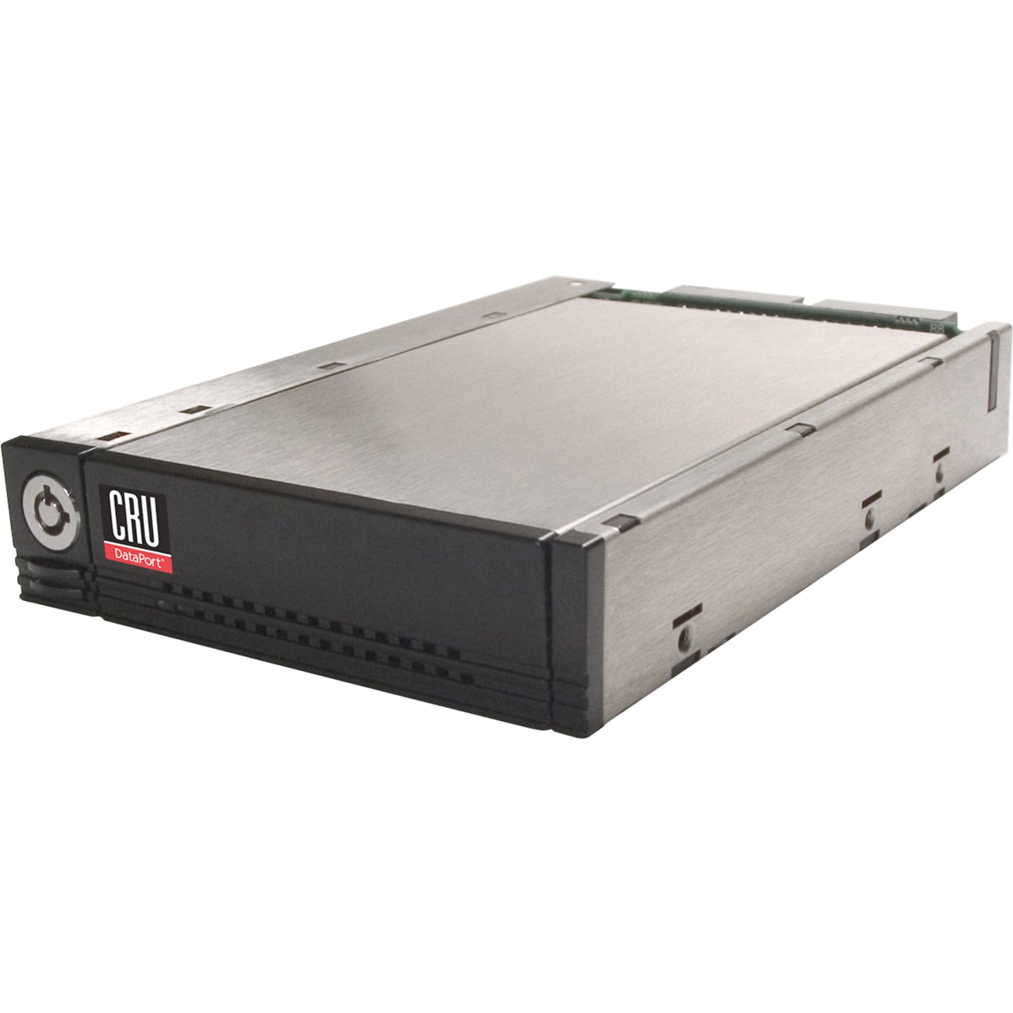 CRU DataPort 25 internal drive bay adapter featuring stainless steel construction and dual 2.5-inch drive support in 3.5-inch form factor-alternate-image1